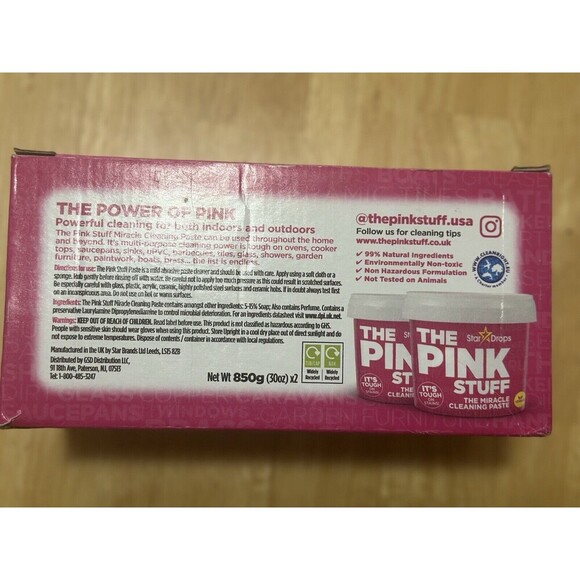 Jumbo Size 60 oz Total. The Pink Stuff, The Miracle All Purpose Cleaning - Picture 3 of 4